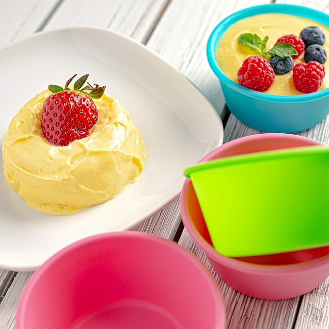 Silicone Jumbo Muffin Cups For Baking, Smooth Large Air Fryer Muffin Cups, 3 1/2 Inch Muffin Baking Cups, Jumbo Cupcake Liners - Set of 6